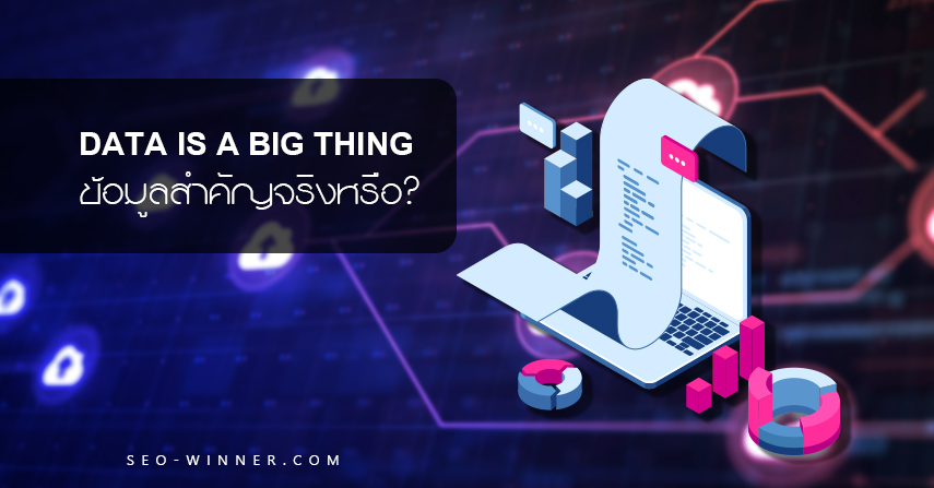 Data is a big thing? ข้อมูลสำคัญจริงหรือ? by seo-winner.com