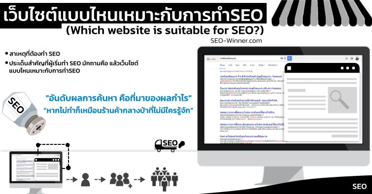 เว็บไซต์แบบไหนเหมาะกับการทำ SEO by seo-winner.com